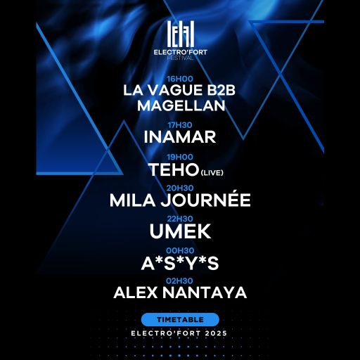 Umek at Electro'Fort Festival (Léaz-France) - 27 September 2025