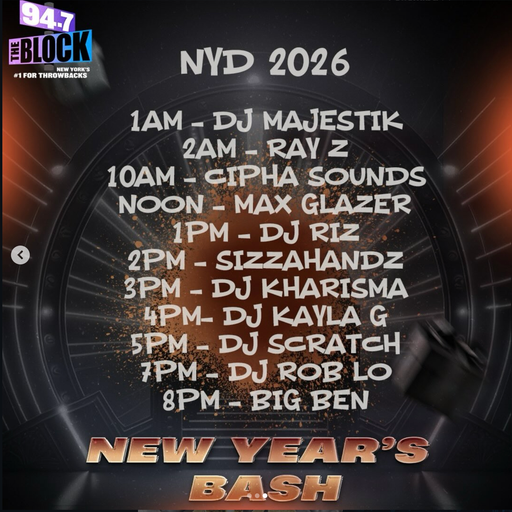 DJ Riz, Shizzahandz, DJ Kharisma - New Years Bash (94.7 The Block) (2026)