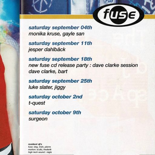 Gayle San & Monika Kruse at Fuse (Brussel - Belgium) - 4 September 1999