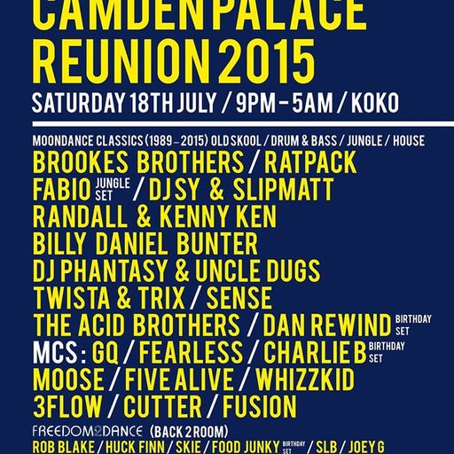 DJ Randall B2B DJ Storm w/ MC Moose - Moondance 'Camden Palace Reunion' - 19.7.14