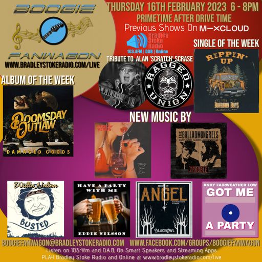 Boogie Fanwagon 16th February 2023