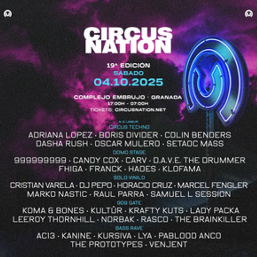 Marko Nastic (vinyl set) at Circus Nation Festival (Granada-Spain) - 4 October 2025