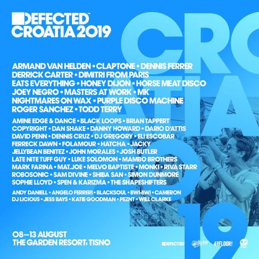 Todd Terry at "4 To The Floor House Classics" @ Defected (Tesno - Croatia) - 12 August 2019
