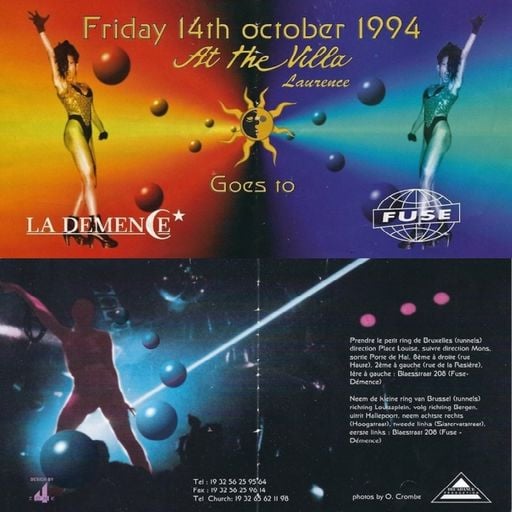 Phi-Phi at "At The Villa goes Fuse" (Brussels - Belgium) - 14 October 1994