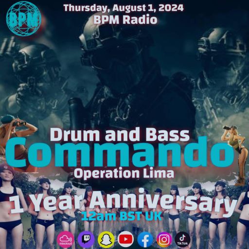 Biscuit- DnB Commando 1st Anniversary- Operation Lima- Live on Beats Per Minute Radio 2-1.8.2024