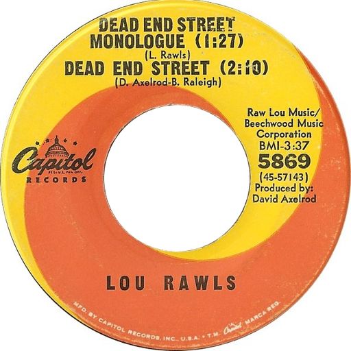 NORTHERN SOUL – DEAD END STREET ( by way of apology)