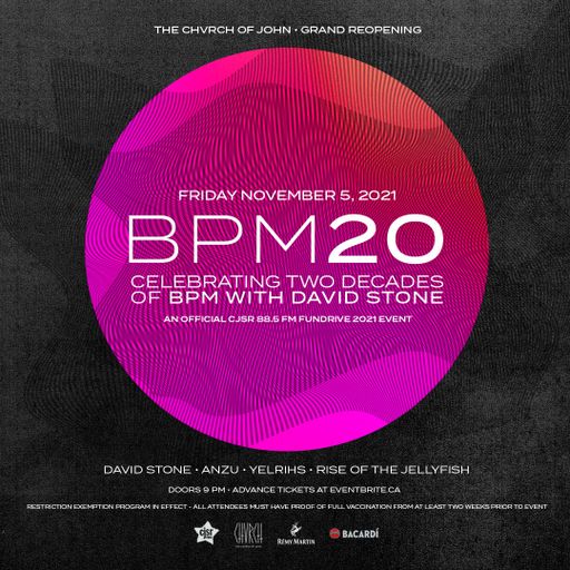 BPM with David Stone on CJSR 88.5 : October 30, 2021