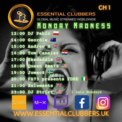 Tom  Cannier - Monday Madness - Essential Clubbers Radio - 300123 - Melodic Techno