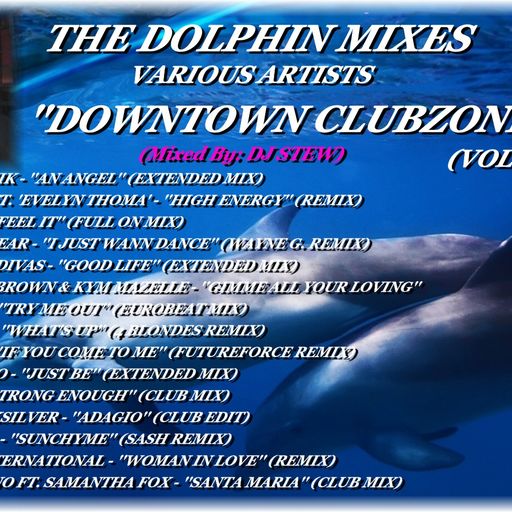 THE DOLPHIN MIXES - VARIOUS ARTISTS - ''DOWNTOWN CLUBZONE'' (VOLUME 3)