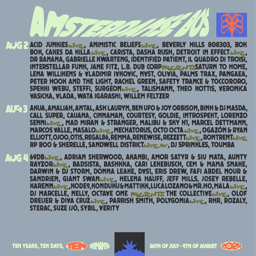 Acid Junkies LIVE at 10 Years Dekmantel Festival (Amsterdam - NL) - 2 August 2024