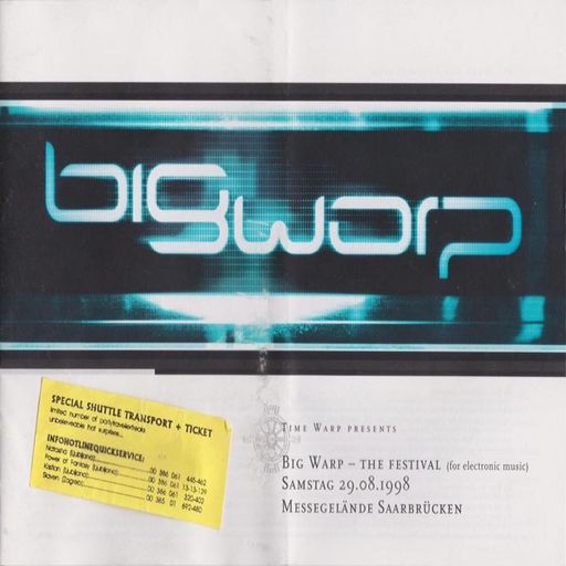 Richie Hawtin at Big Warp Festival (Saarbrücken - Germany) - 29 August 1998