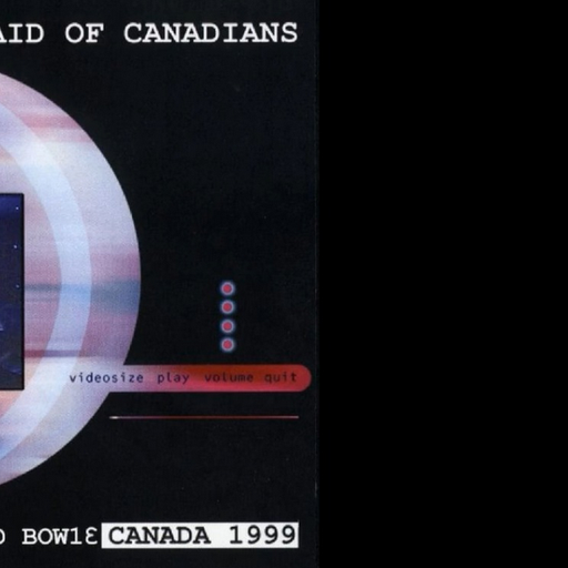 Bowie Musique Plus Montreal Quebec Canada,22 November 1999