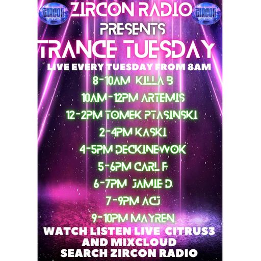 KASKI guest show for zircon radio trance tuesdays 10.1.24