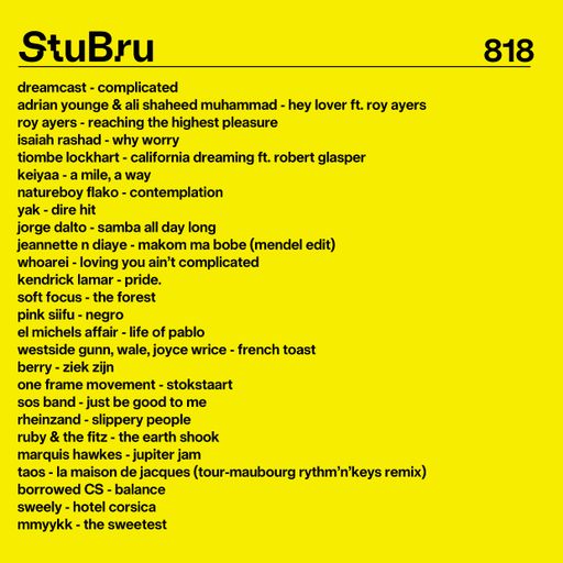 #818 NEW ADRIAN YOUNGE | SWEELY | MMYYKK | YAK | TIOMBE LOCKHART | ISAIAH RASHAD | ROY AYERS...