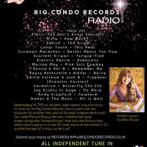 Big Condo Records Radio Show – Scarlett Kirwan (17/09/2025)