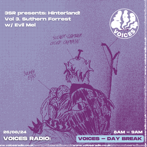 3SR presents: Hinterland! Vol.3 Suthern Forrest w/ Evil Mel - 26/08/24 - Voices Radio