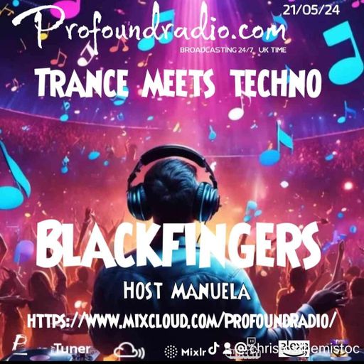 BLACKFINGERS TECHNO ZONE ON TRANCE MEETS TECHNO 21-05-24