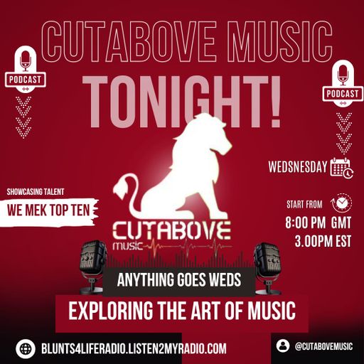 CUTABOVE MUSIC UK 31 JAN 2024 ANYTHING GOES WEDS BLUNTS 4 LIFE RADIO