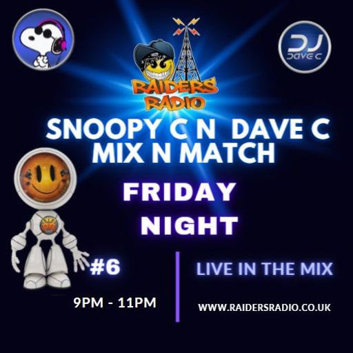 MiX n MAtch Snoopy C n Dave C Raiders Radio