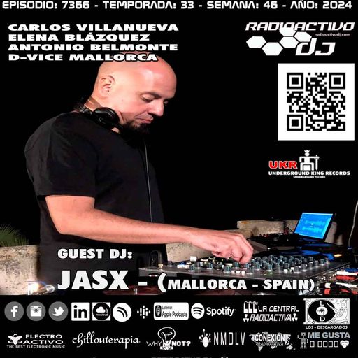 Radioactivo DJ 46-2024 Carlos Villanueva, Elena Blázquez, Antonio Belmonte & D-Vice Mallorca