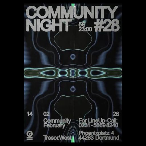 seeger at "Community Night #28" @ Tresor.West (Dortmund-Germany) - 14 February 2026