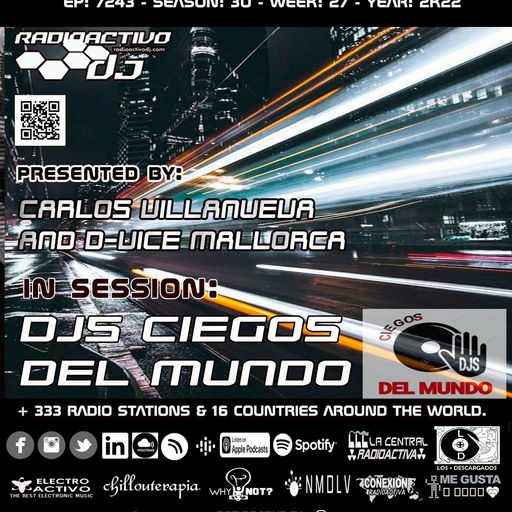 RADIOACTIVO DJ 27-2022 BY CARLOS VILLANUEVA & D-VICE MALLORCA