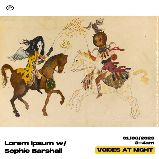 Lorem ipsum w/ Sophie Barshall - 01/08/23