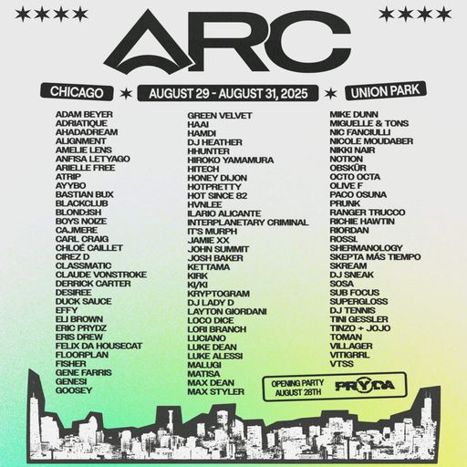 Boys Noize b2b VTSS at ARC Music Festival (Chicago-USA) - 29 August 2025