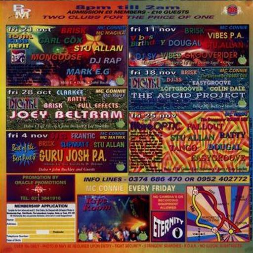 Joey Beltram at "BPM Digital Night" @ Club Kinetic (Stoke-On-Trent - UK) - 28 October 1994