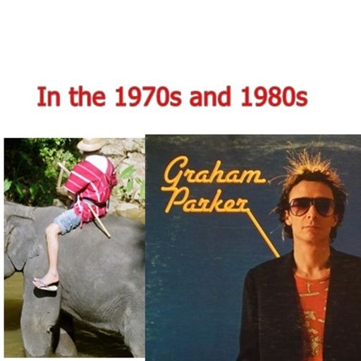 Graham Parker in concert at the Hammersmith Odeon in London in 1982