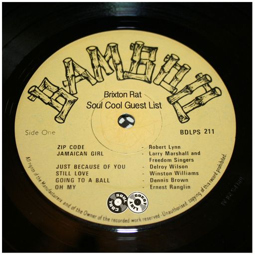 Brixton Rat - Soul Cool Guest List