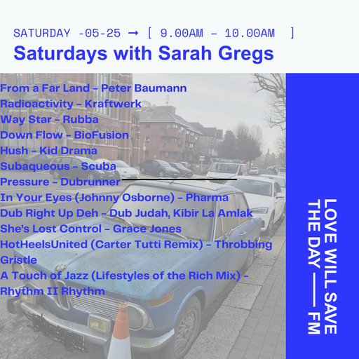 2025-05-24 Saturdays with Sarah Gregs
