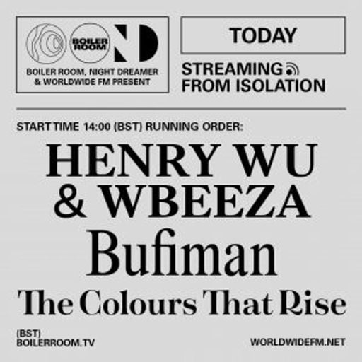Streaming From Isolation: Bufiman // 10-05-20