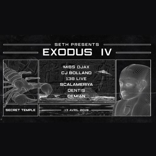 Miss Djax at "Seth presents Exodus IV" @ Studio 217 (Paris-France) - 13 April 2019