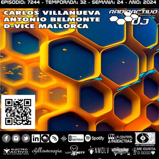 Radioactivo DJ 24-2024 Carlos Villanueva, Antonio Belmonte & D-Vice Mallorca
