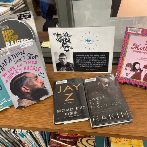 Polley Music Library Show: Books for Hip Hop History Month