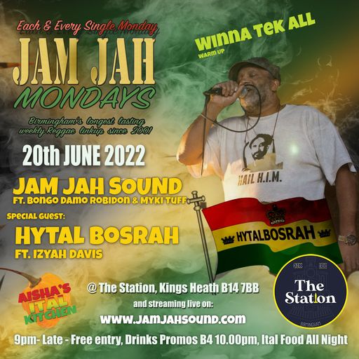 Jam Jah Mondays - 20th June 2022
