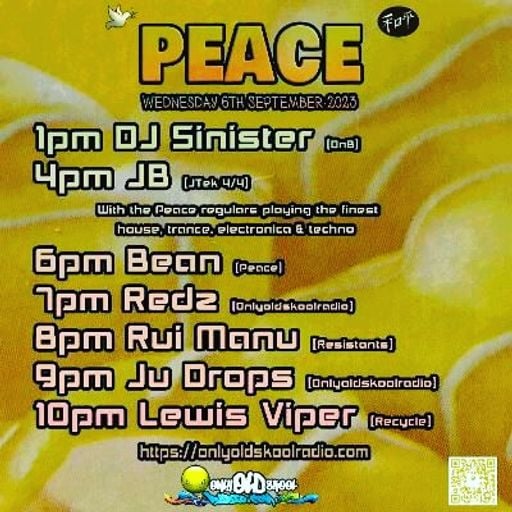 Peace Party 2023 6th Sept OnlyOldSkoolRadio