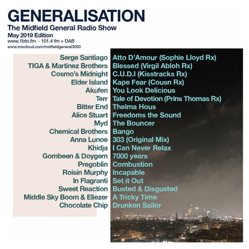 Generalisation - The Midfield General Radio Show - 10.05.2019