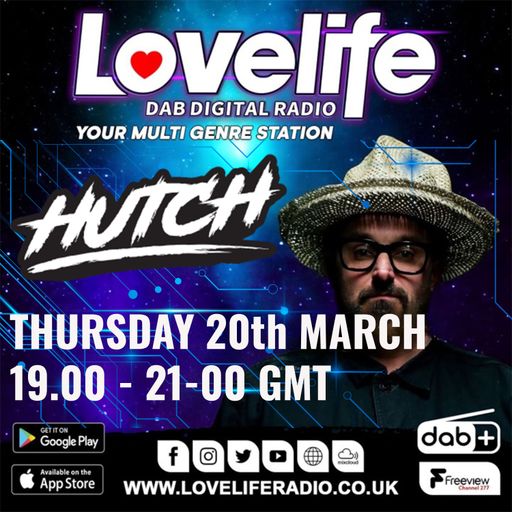 Love Life Radio Hutch Presents 'Music To Put Your Lipstick On Too' (20th March 2025)
