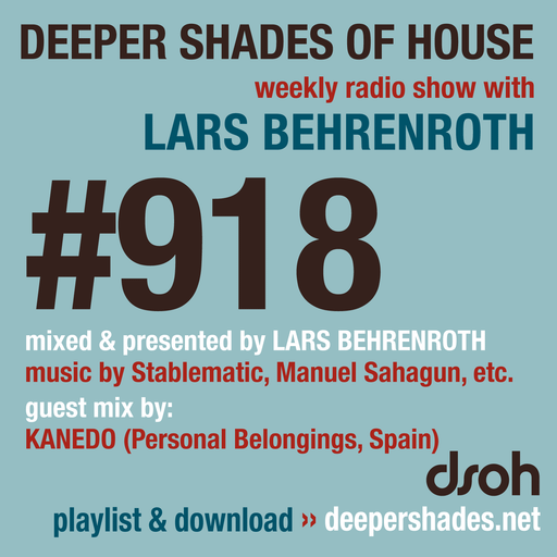 DSOH #918 Deeper Shades Of House w/ guest mix by KANEDO