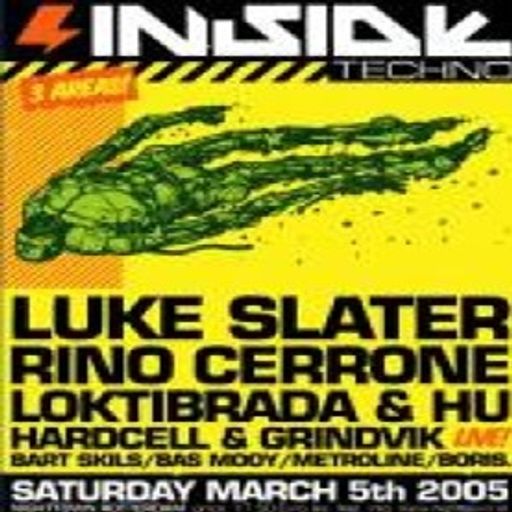 Luke Slater at "Inside vs Traffic" @ Nighttown (Rotterdam-NL) - 5 March 2005