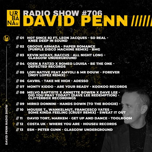 Urbana Radio Show by DAVID PENN #706