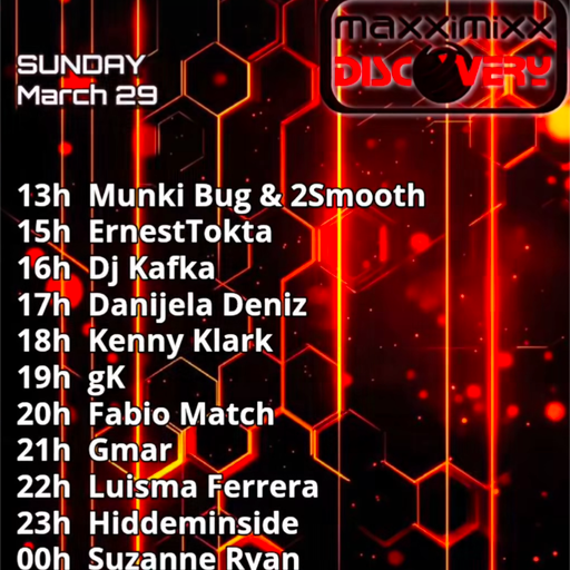 "AVALANCHE"  MAXXIMIXX DISCOVERY RADIO STATION SESSION SET#56 3/29/2026 Series 3