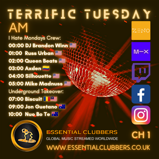 Biscuit- Underground Takeover Tuesday-Techno-Live on Essential Clubbers Radio 5.07.2022