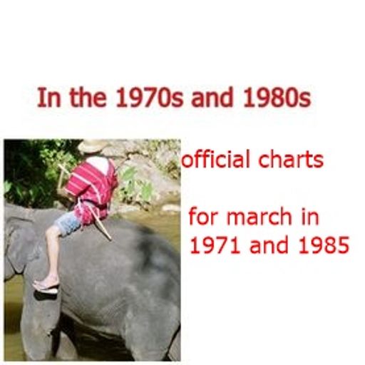 Richard Green hosts a countdown of the official charts for march in 1971 and 1985