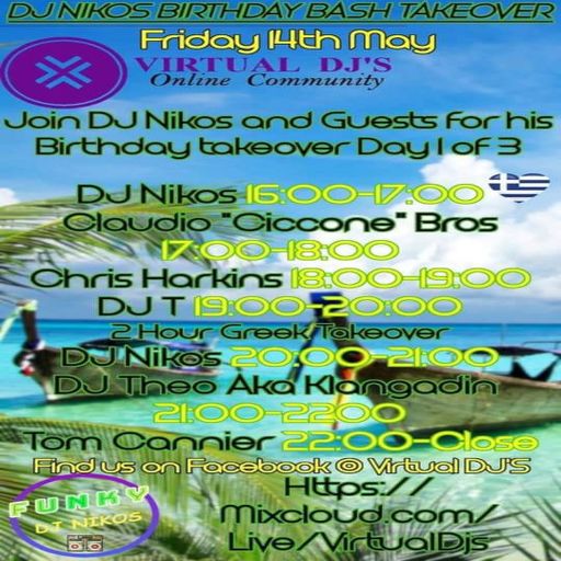 3 hours of Funky Disco House for Nikos' bday