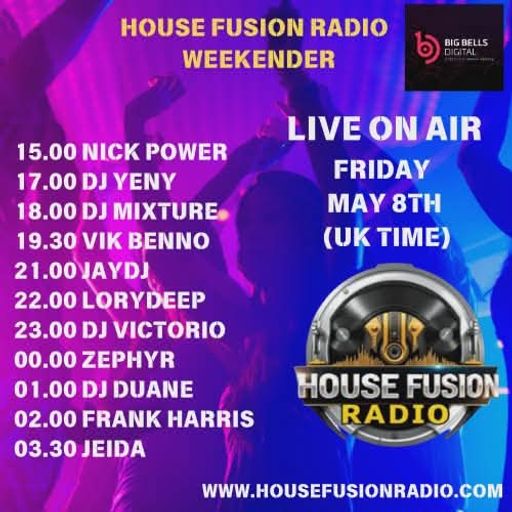 House Fusion Radio "Midnight Vibes #83" Friday, May 8th, '26