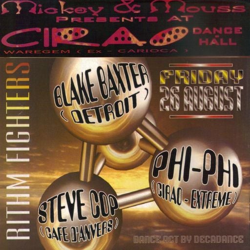 Fred Nasen & Phi-Phi pt 2 (Full Night) at "Rithm Fighters" @ Cirao (Waregem) - 26 August 1994