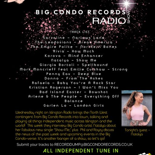 Big Condo Records Radio Show: Natalya (16/04/2025)